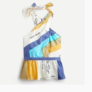J. Crew Halter top Sail Away Ratti print NWT Size 3X Plus